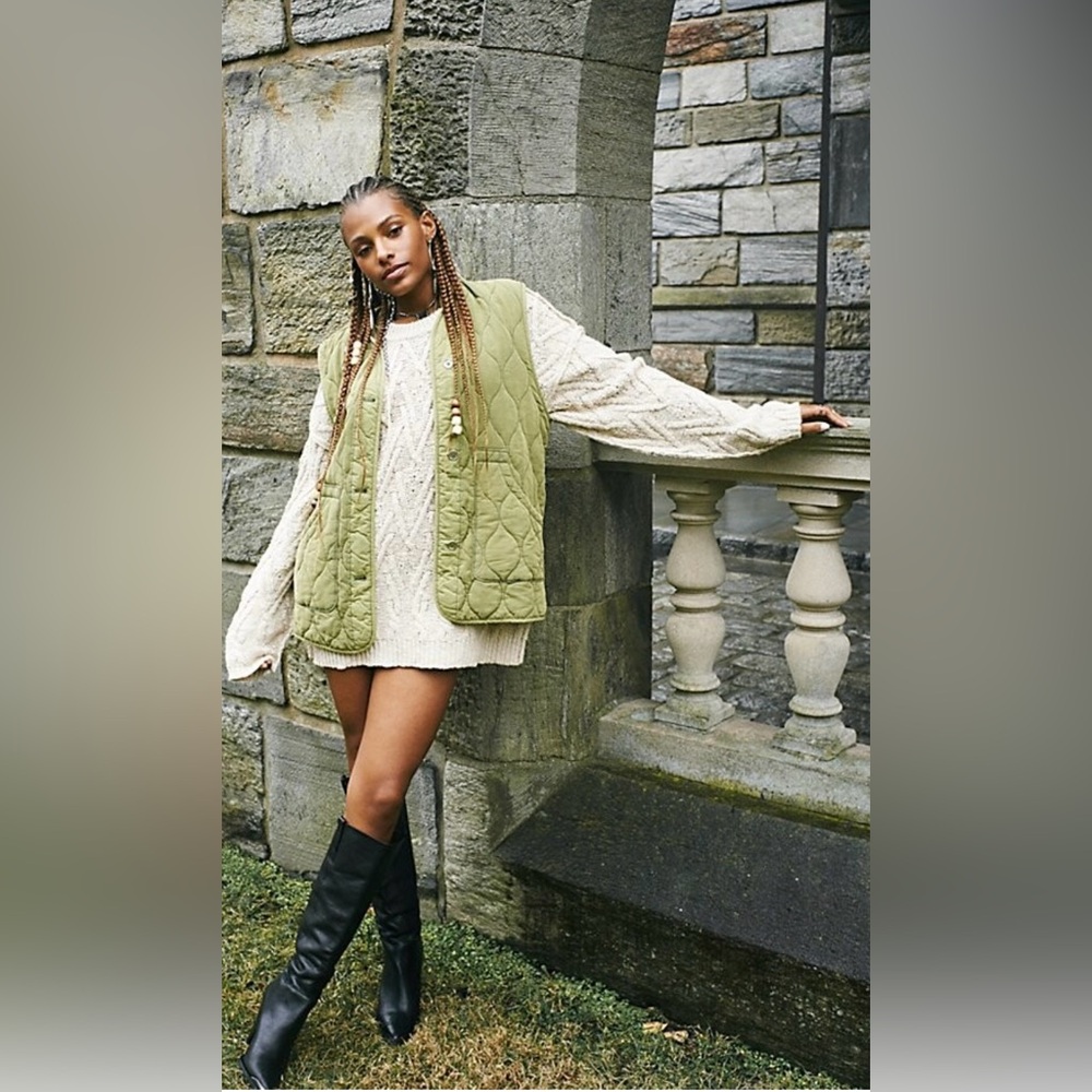 Free People We the Free Billy military vest in adventurer